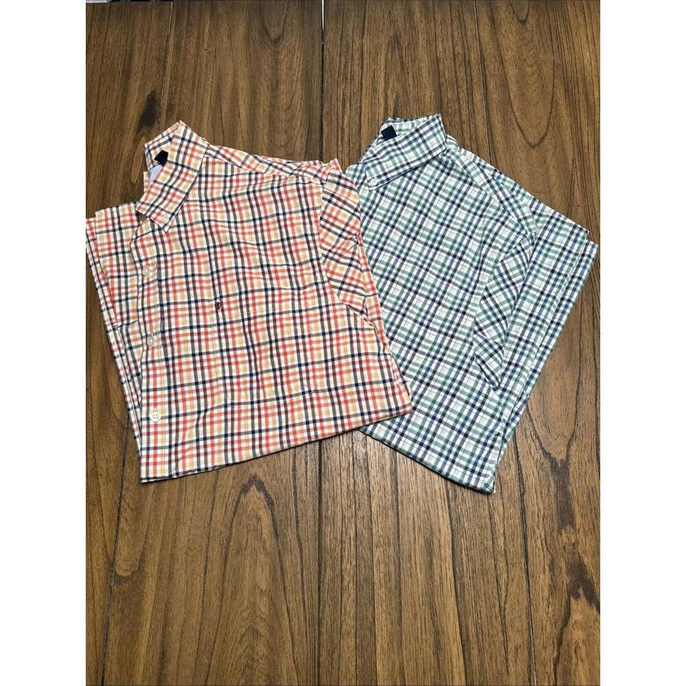 Izod Men’s BUNDLE 2-Short Sleeve Button‎ Down Shirts, Sz XL